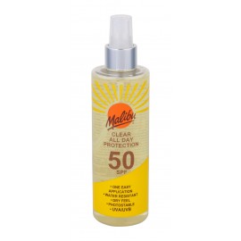 Malibu Clear All Day Protection, Sun kūno losjonas moterims ir vyrams, 250ml