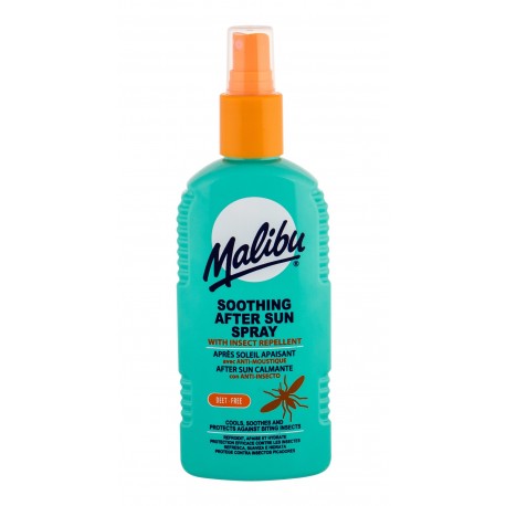 Malibu After Sun, Insect Repellent, priežiūra po deginimosi moterims ir vyrams, 200ml