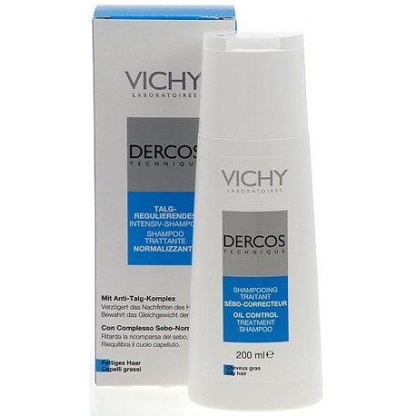 Vichy Dercos Technique, Oil Control, šampūnas moterims, 200ml