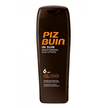 PIZ BUIN Moisturising, SPF6, Sun kūno losjonas moterims, 200ml