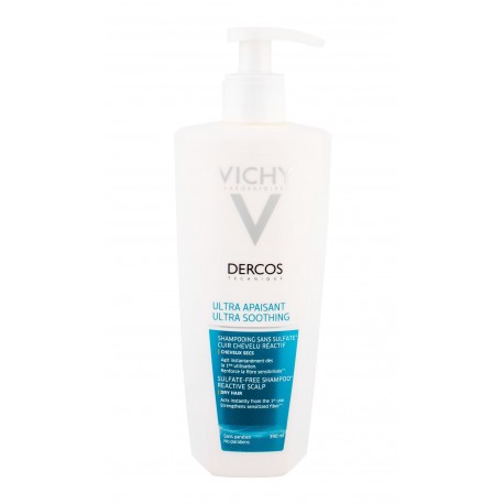 Vichy Dercos, Ultra Soothing, šampūnas moterims, 390ml