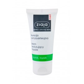 Ziaja Med Antibacterial Treatment, Anti-Acne Cream, dieninis kremas moterims ir vyrams, 50ml