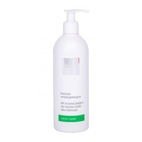 Ziaja Med Antibacterial Treatment, Cleansing Gel, prausiamoji želė moterims ir vyrams, 400ml