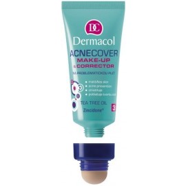 Dermacol Acnecover, Make-Up & Corrector, makiažo pagrindas moterims, 30ml, (3)