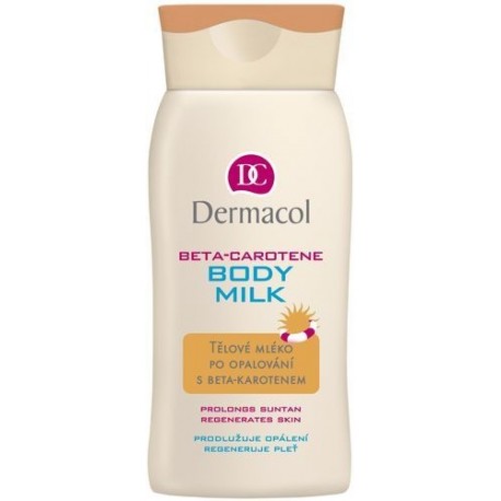 Dermacol After Sun, Beta-Carotene Body Milk, priežiūra po deginimosi moterims, 200ml