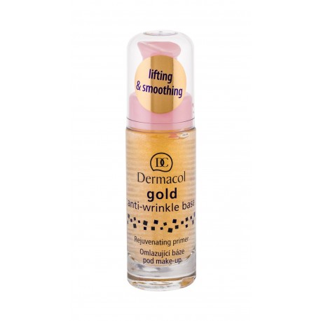 Dermacol Gold, Anti-Wrinkle, makiažo pagrindo bazė moterims, 20ml