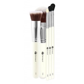 Dermacol Brushes, rinkinys šepetėlis moterims, (kosmetika brush D51 1 pc + kosmetika brush D55 1