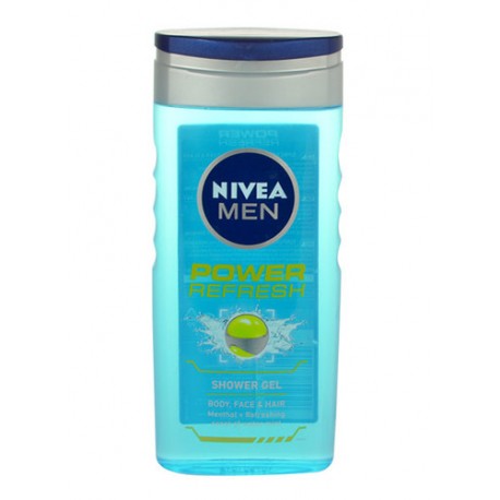 Nivea Men Power Refresh, dušo želė vyrams, 250ml