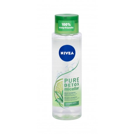 Nivea Pure Detox, Micellar, šampūnas moterims, 400ml