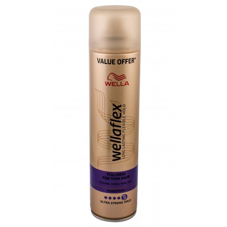 Wella Wellaflex Fullness For Thin Hair, plaukų purškiklis moterims, 400ml