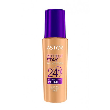 ASTOR Perfect Stay, 24h Foundation + Perfect Skin Primer SPF20, makiažo pagrindas moterims, 30ml,