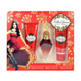 Katy Perry Killer Queen, rinkinys kvapusis vanduo moterims, (EDP 30ml + 75ml dušo želė + 75ml