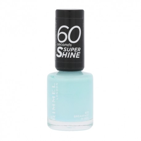 Rimmel London 60 Seconds, Super Shine, nagų lakas moterims, 8ml, (873 Breakfast In Bed)