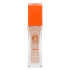 Rimmel London Wake Me Up, SPF20, makiažo pagrindas moterims, 30ml, (010 Light Porcelain)