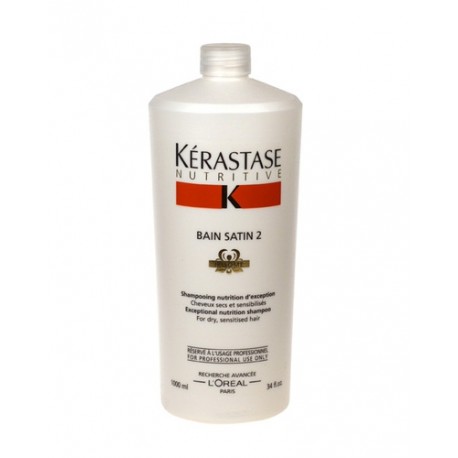 Kérastase Nutritive, Bain Satin 2 Irisome, šampūnas moterims, 1000ml