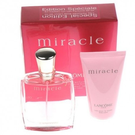 Lancôme Miracle, rinkinys kvapusis vanduo moterims, (EDP 50ml + 50ml kūno losjonas)