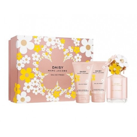 Marc Jacobs Daisy Eau So Fresh, rinkinys tualetinis vanduo moterims, (EDT 75ml + 75ml kūno losjonas