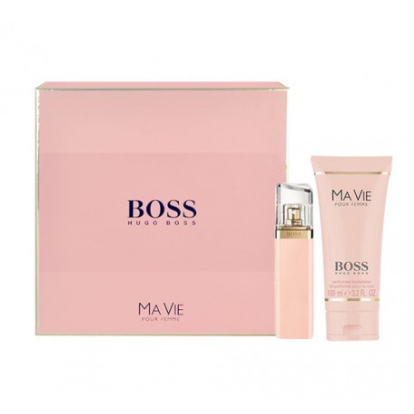 HUGO BOSS Boss Ma Vie Pour Femme, rinkinys kvapusis vanduo moterims, (EDP 50ml + 100ml kūno