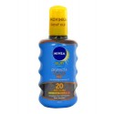 Nivea Sun, Protect & Bronze Oil Spray, Sun kūno losjonas moterims ir vyrams, 200ml