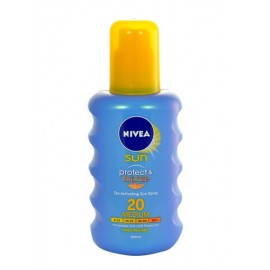 Nivea Sun, Protect & Bronze Sun Spray, Sun kūno losjonas moterims ir vyrams, 200ml