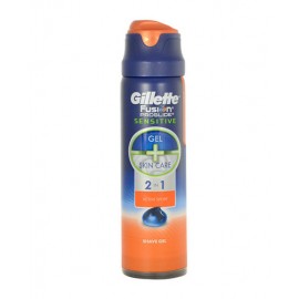 Gillette Fusion Proglide Sensitive, 2in1 Active Sport, skutimosi želė vyrams, 170ml