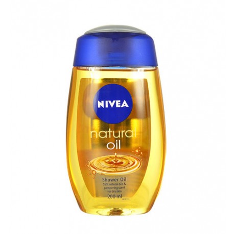 Nivea Natural Oil, dušo aliejus moterims, 200ml