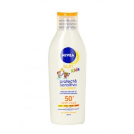 Nivea Sun Kids, Protect & Sensitive, Sun kūno losjonas vaikams, 200ml