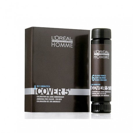 L´Oréal Professionnel Homme, Cover 5´, plaukų dažai vyrams, 3x50ml, (3 Dark Brown)