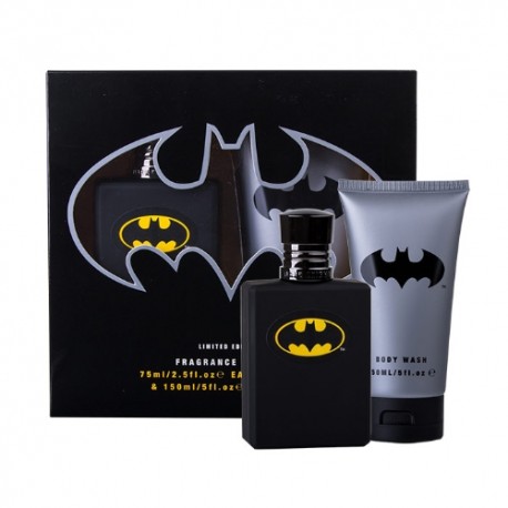 DC Comics Batman, rinkinys tualetinis vanduo vaikams, (EDT 75 ml + dušo želė 150 ml)