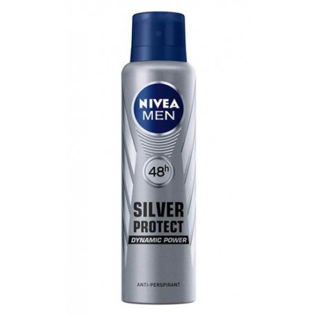 Nivea Men Silver Protect, 48H, antiperspirantas vyrams, 150ml