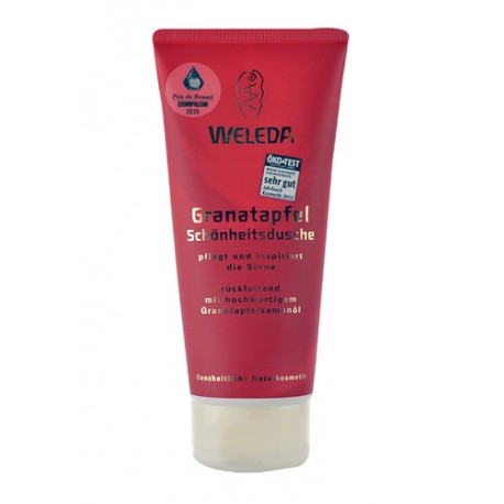 Weleda Pomegranate, Creamy Body Wash, dušo kremas moterims, 200ml