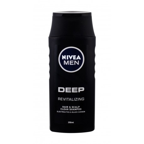 Nivea Men Deep, Revitalizing, šampūnas vyrams, 250ml