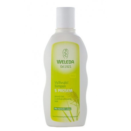 Weleda Millet Nourishing šampūnas, kosmetika moterims, 190ml