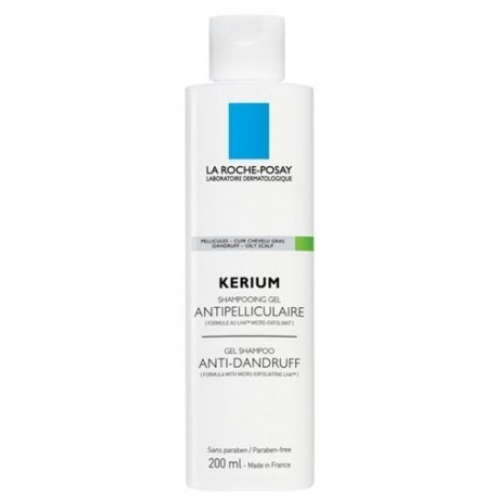 La Roche-Posay Kerium Antidandruff gelis šampūnas, kosmetika moterims, 200ml