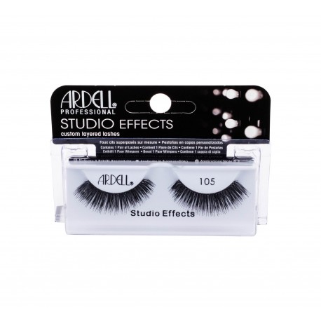 Ardell Studio Effects, 105, dirbtinės blakstienos moterims, 1pc, (Black)