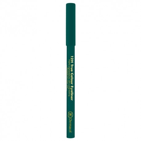 Dermacol 12H True Colour, akių kontūrų pieštukas moterims, 0,28g, (5 Green)