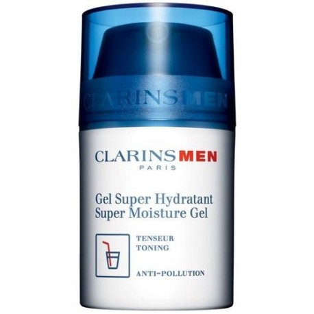 Clarins Men, Super Moisture Gel, veido želė vyrams, 50ml