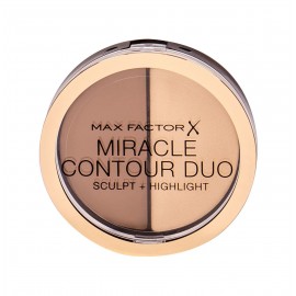Max Factor Miracle Contour Duo, bronzantas moterims, 11g, (Light/Medium)