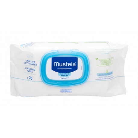 Mustela Bébé, drėgnosios servetėlės vaikams, 70pc