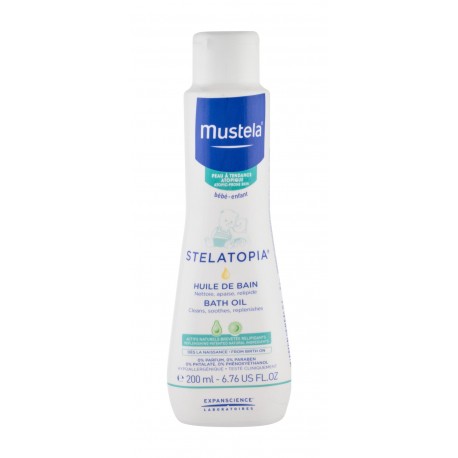 Mustela Bébé Stelatopia, vonios aliejus vaikams, 200ml