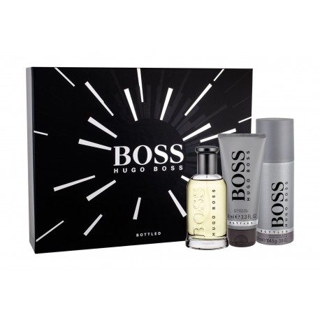 HUGO BOSS Boss Bottled, rinkinys tualetinis vanduo vyrams, (EDT 100 ml + dušo želė 100 ml +