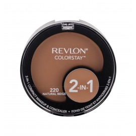 Revlon Colorstay, 2-In-1, makiažo pagrindas moterims, 12,3g, (220 Natural Beige)