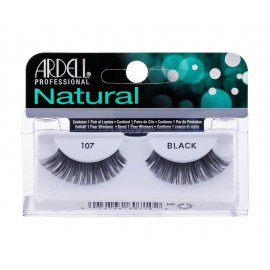 Ardell Natural, 107, dirbtinės blakstienos moterims, 1pc, (Black)